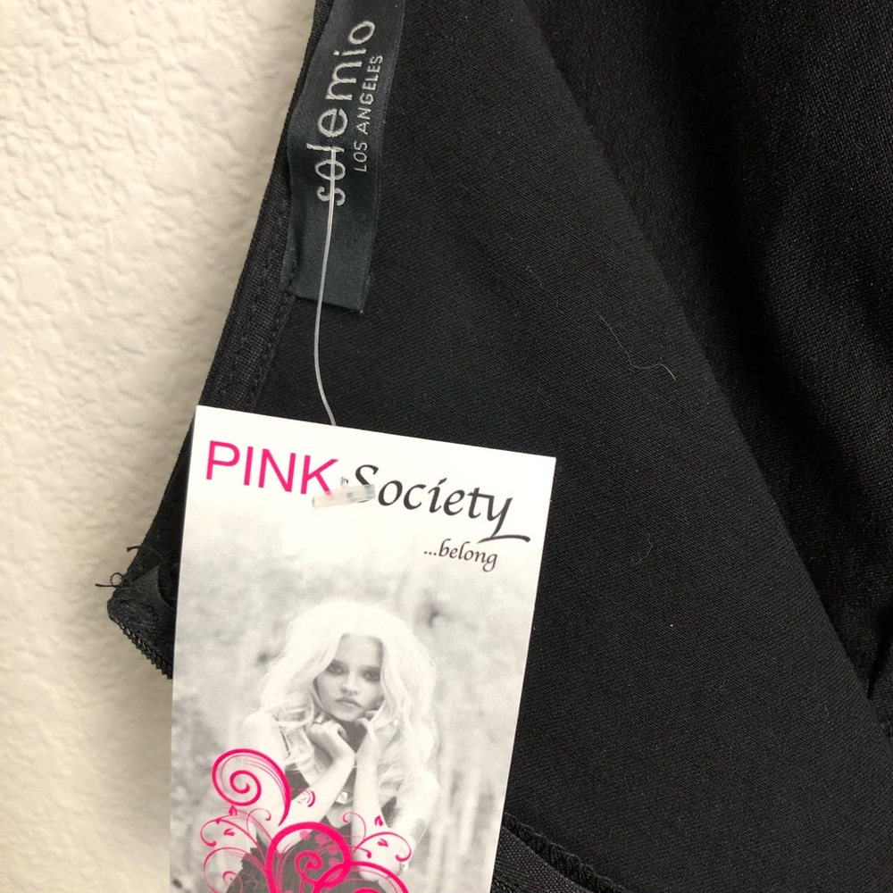 Pink Society Solemio black strapless dress small - Picture 6 of 7